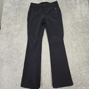 Title Nine Softshell Pants Women 4 Black Fleece Lined Ski Gorpcore